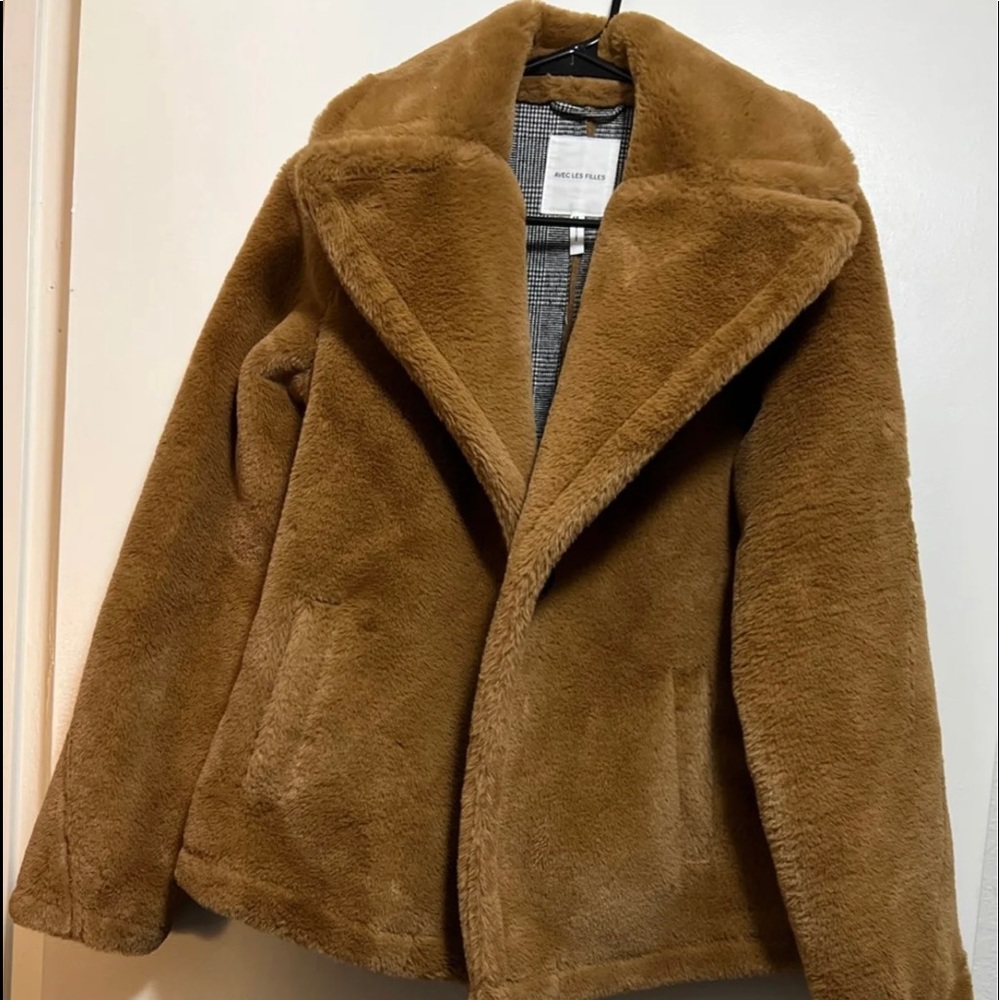 Avec Les Filles Faux Fur Jacket